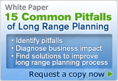 White Paper: 15 Common Pitfalls of Long Range Planning White Paper: 15 Common Pitfalls of Long Range Planning