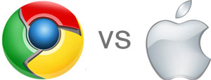 Google Chrome vs Apple