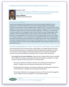 Forrester: Time to Revisit PdPM