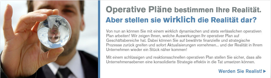 Operative Pl&auml;ne bestimmen Ihre Realit&auml;t. Aber stellen sie wirklich die Realit&auml;t dar?