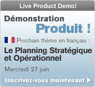 Le Planning Stratégique et Opérationnel D&eacute;monstration Produit