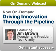On-Demand Webcast: Driving Innovation Through the Pipeline