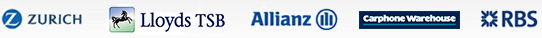 Zurich, Lloyds TSB, Allianz, Best Buy Europe, RBS Zurich, Lloyds TSB, Allianz, Best Buy Europe, RBS