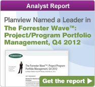 Analyst Report: The Forrester Wave:
Project/Program Portfolio Management, Q4 2012