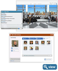 Horizons Networking Lounge and Settings