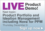 Planview Product Portfolio and Ideation Management including Nova for PPM Product Demo