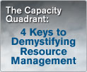 The Capacity Quadrant: 4 Keys to Demystifying Resource Management