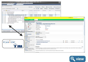 Planview Enterprise Integration with Atlassian JIRA