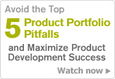 Video: Avoid the Top 5 Product Portfolio Pitfalls